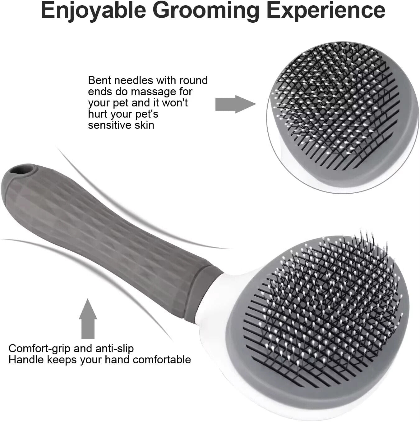 Self-Cleaning Pet Hair Brush