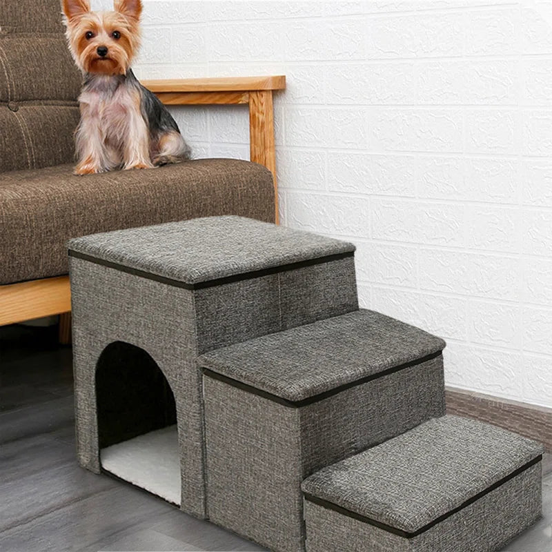 Foldable Dog Stairs Storage