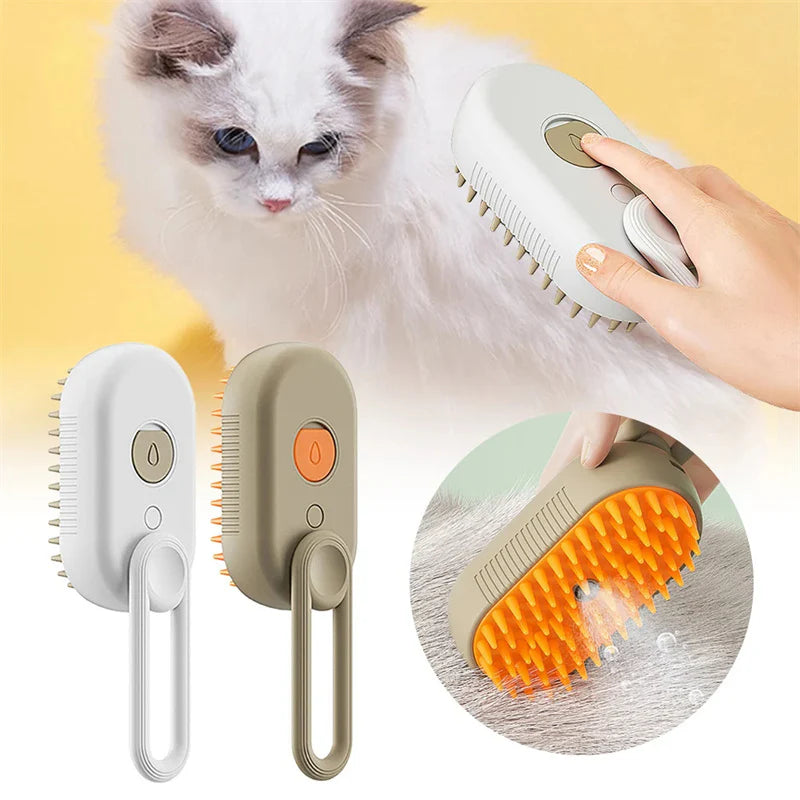 Electric Pet Steam Brush
