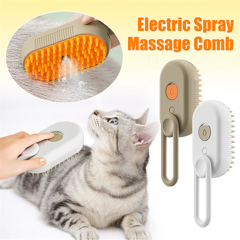 Electric Pet Steam Brush