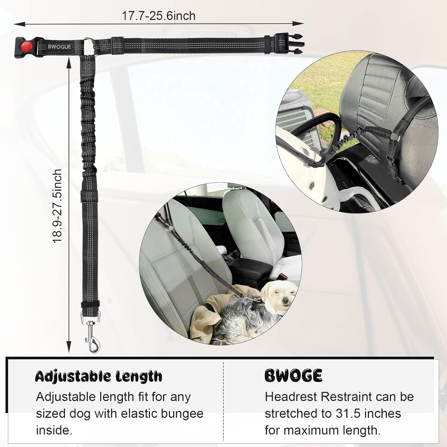 Car Safety Seat Belt Strap Set