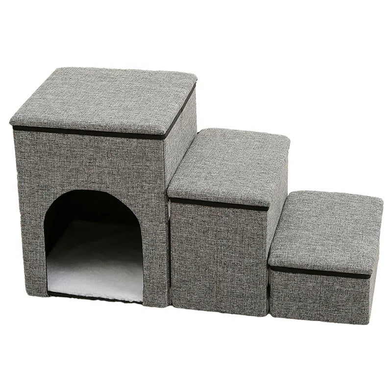 Foldable Dog Stairs Storage