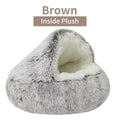 Winter Plush Pet Kennel