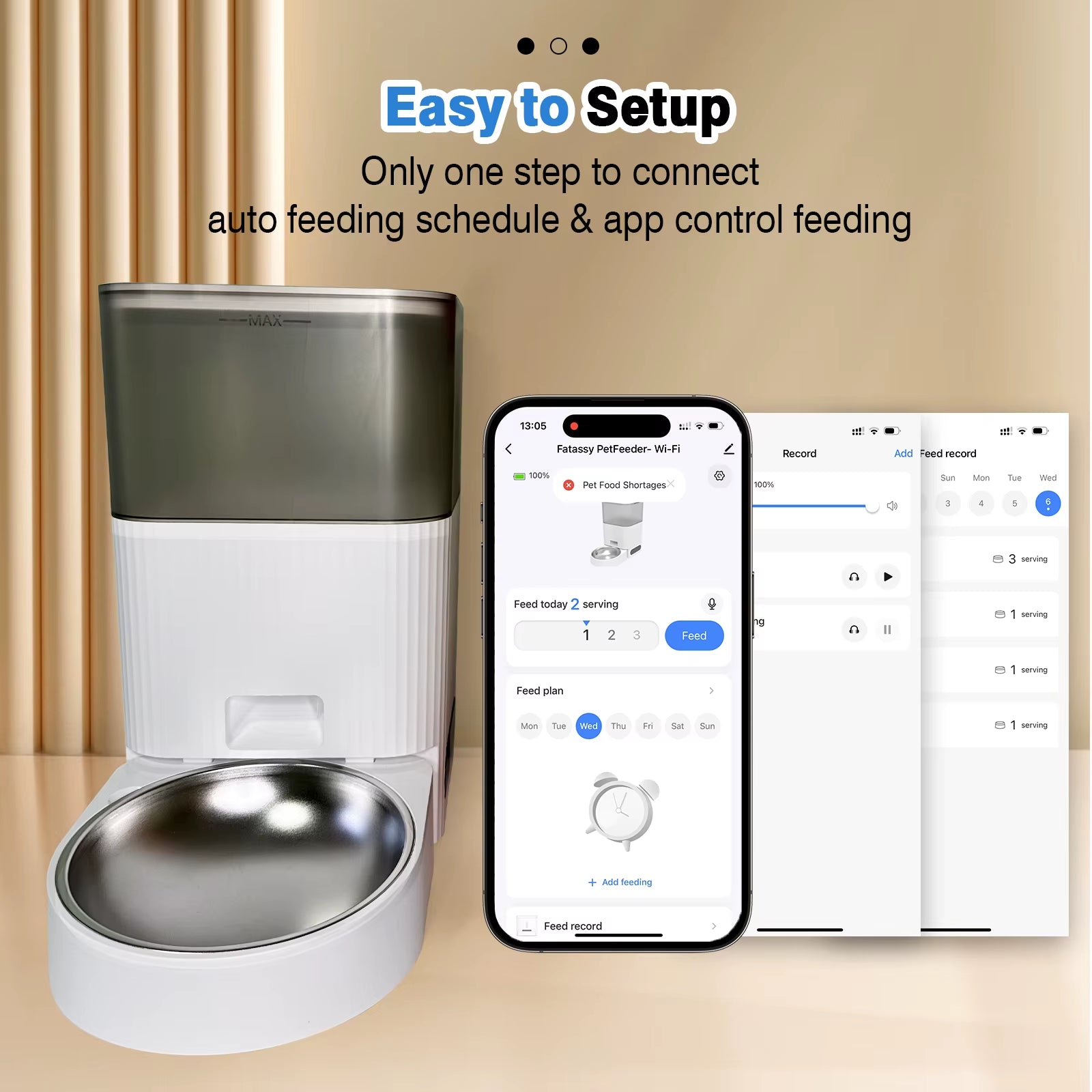 App-Controlled Pet Feeder