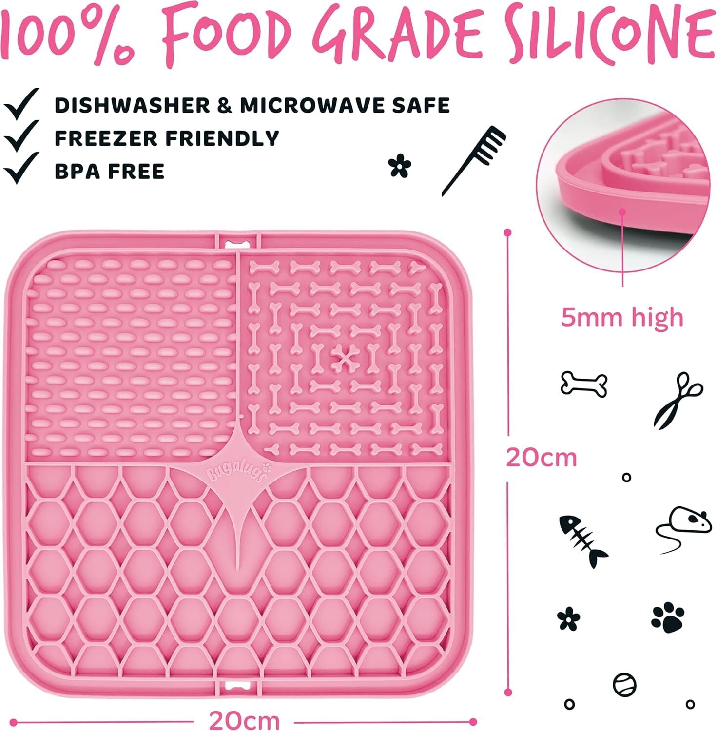 Silicone Pet Licking Mat