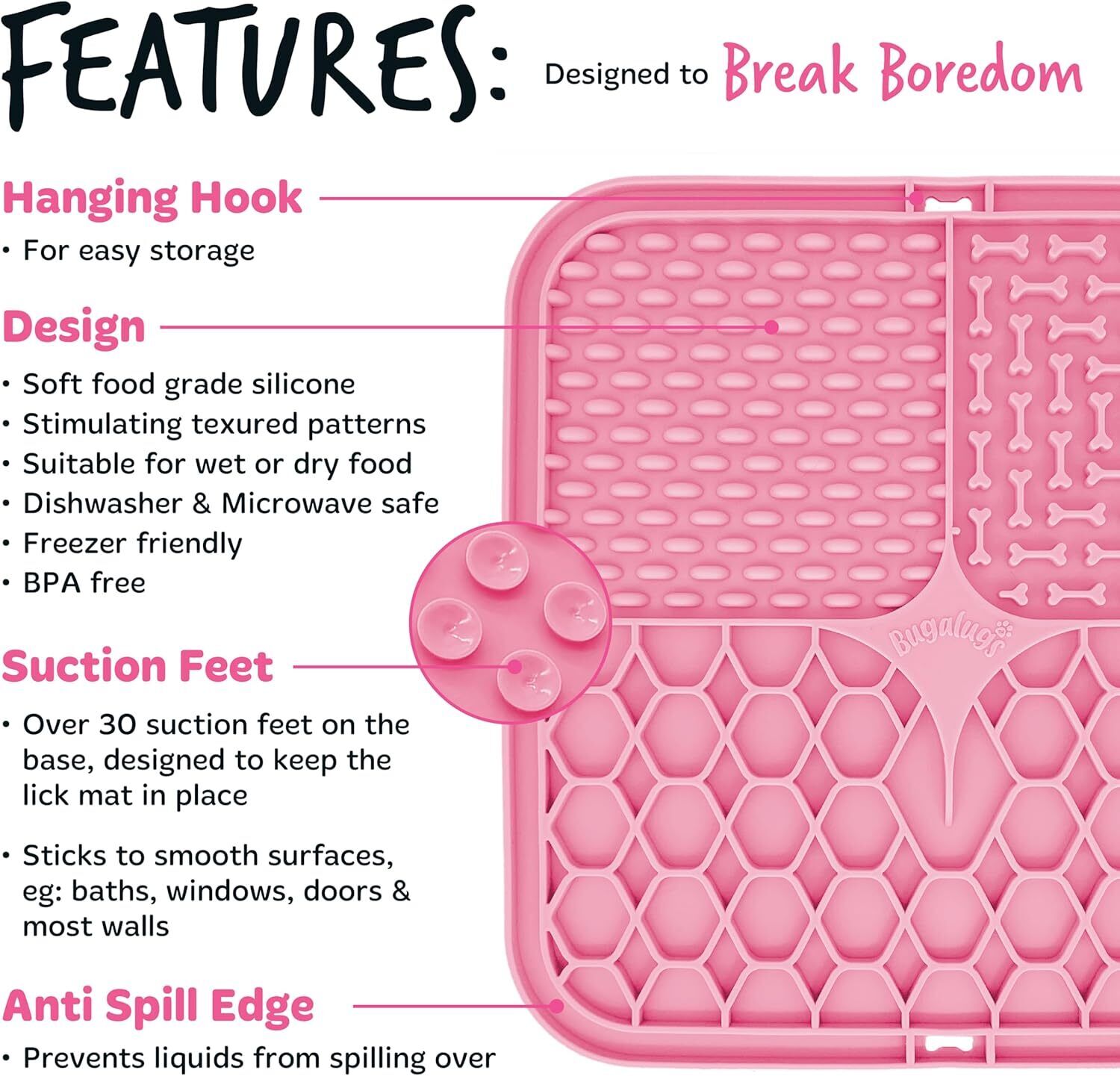 Silicone Pet Licking Mat