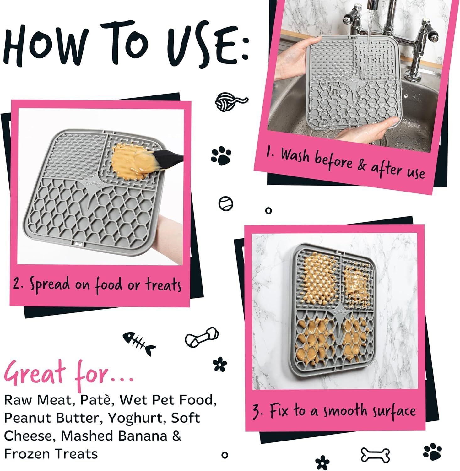 Silicone Pet Licking Mat